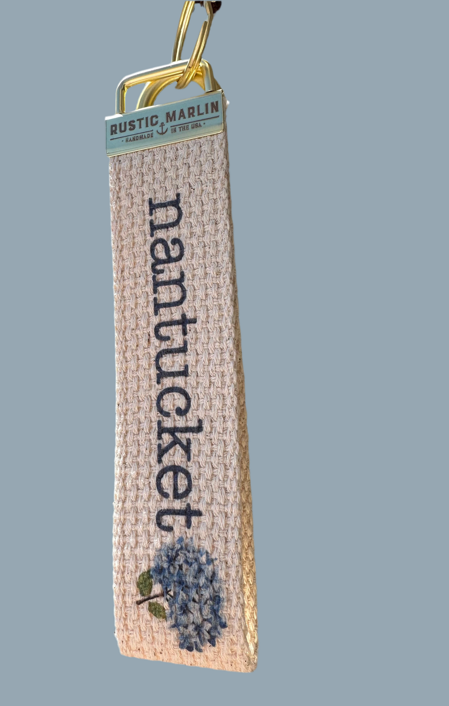 Hydrangea Nantucket Keychain