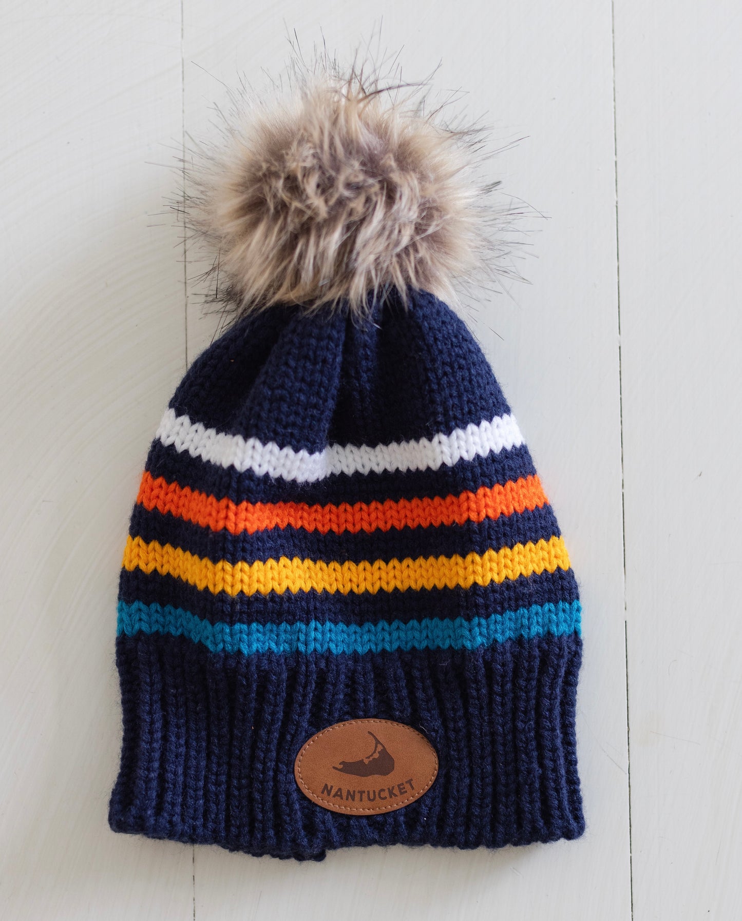NANTUCKET NAVY STRIPE HAT