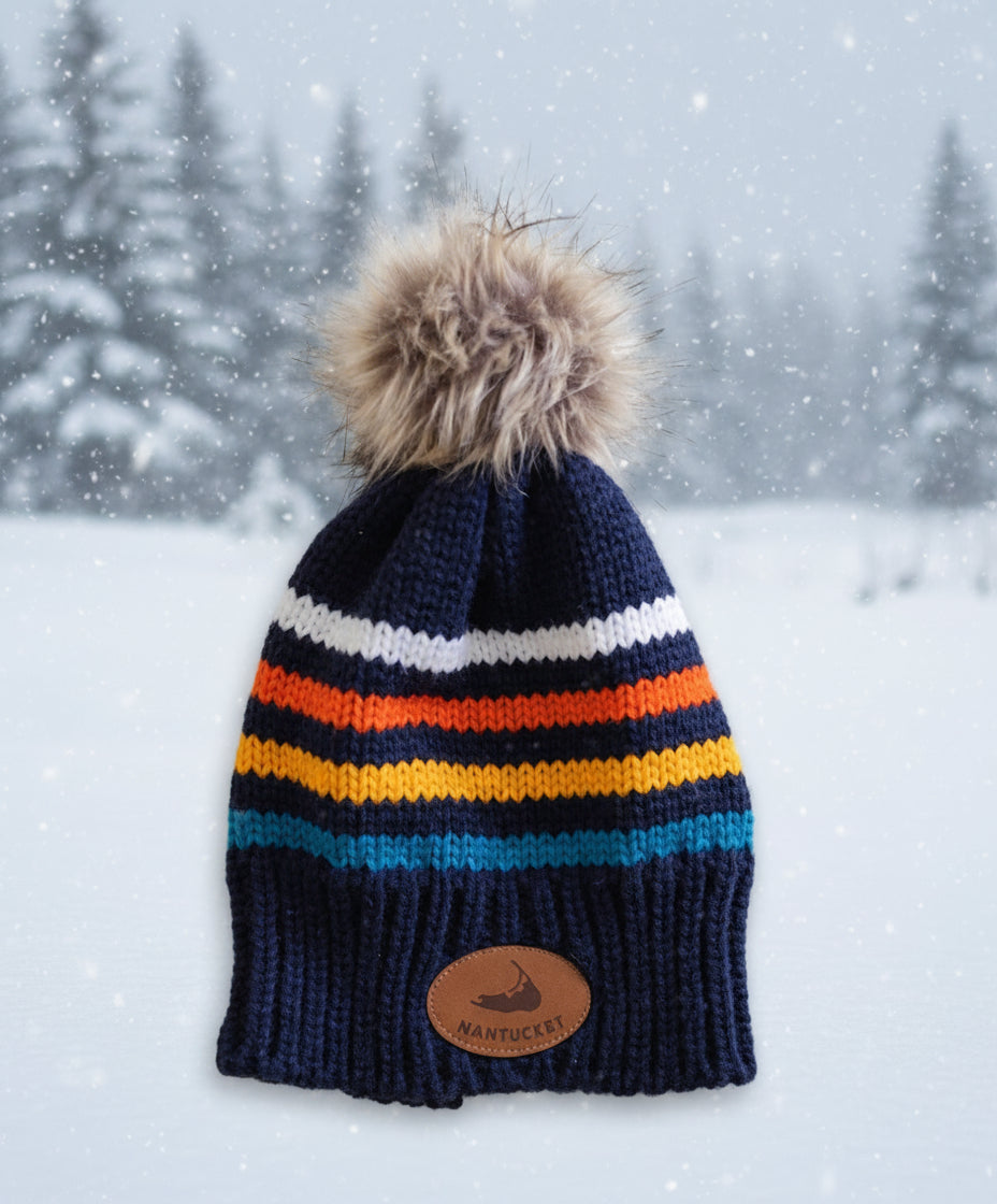 NANTUCKET NAVY STRIPE HAT