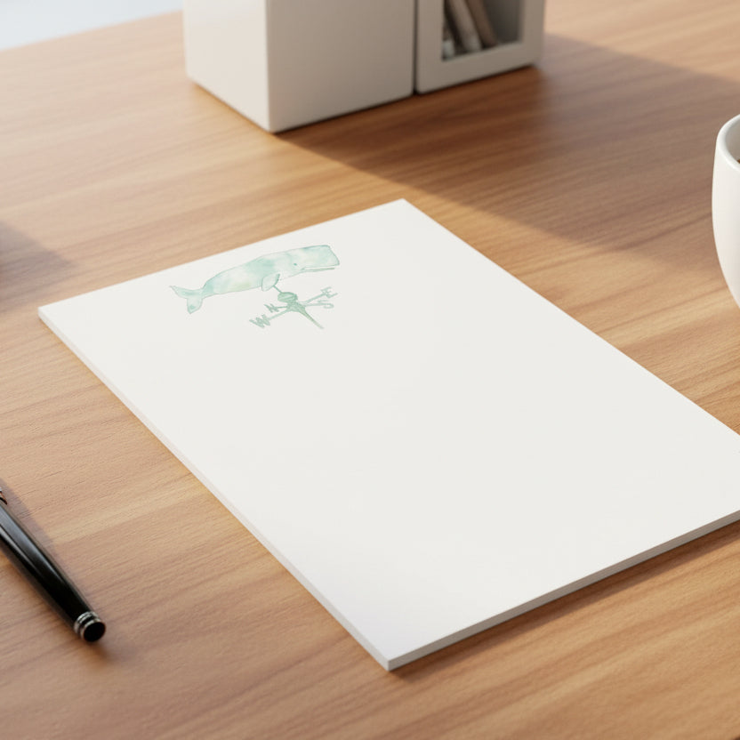 Whale Weathervane Notepad