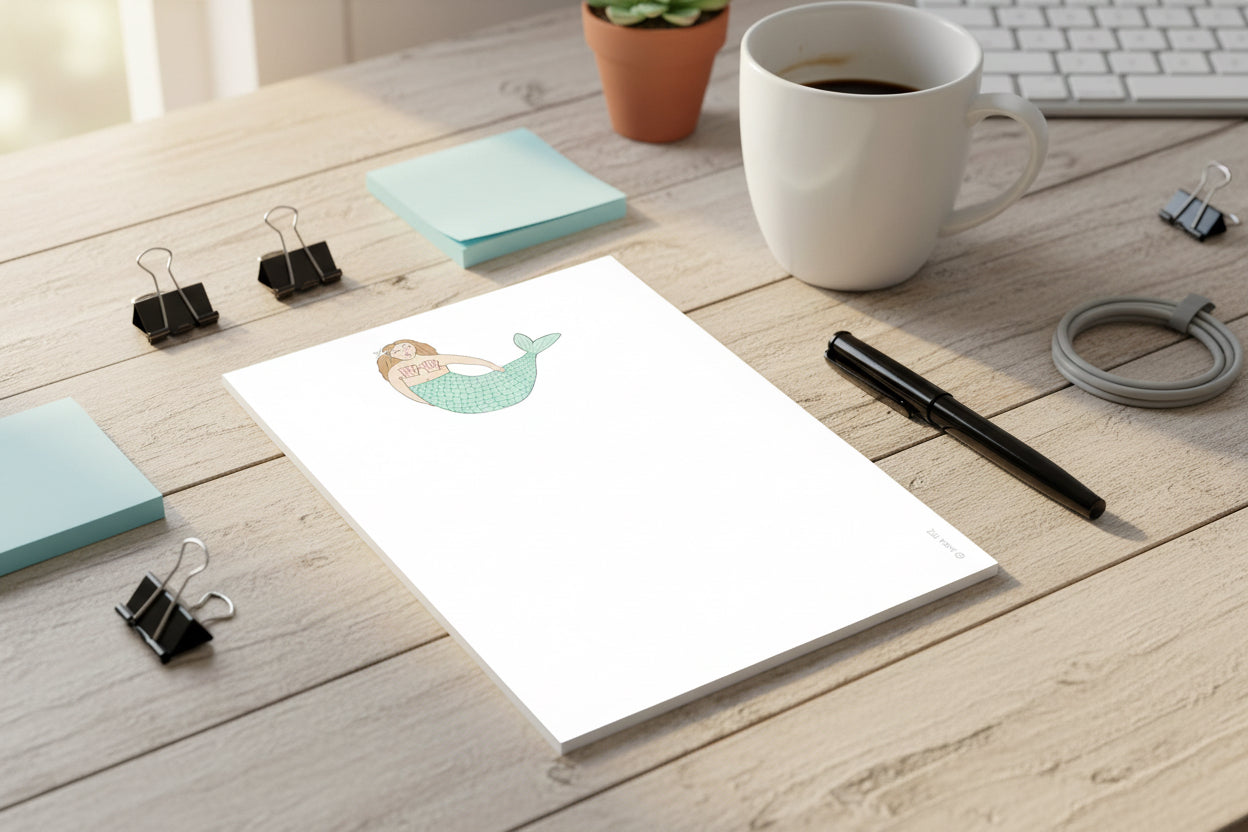 Mermaid Notepad