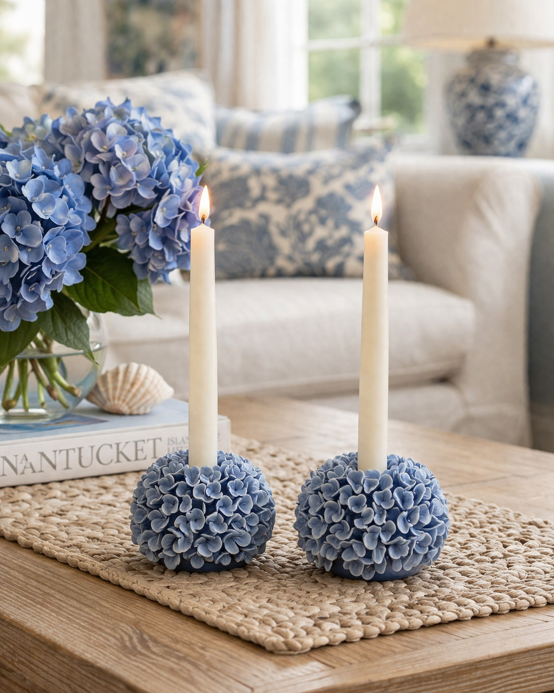 Hydrangea Flower Bud Vase