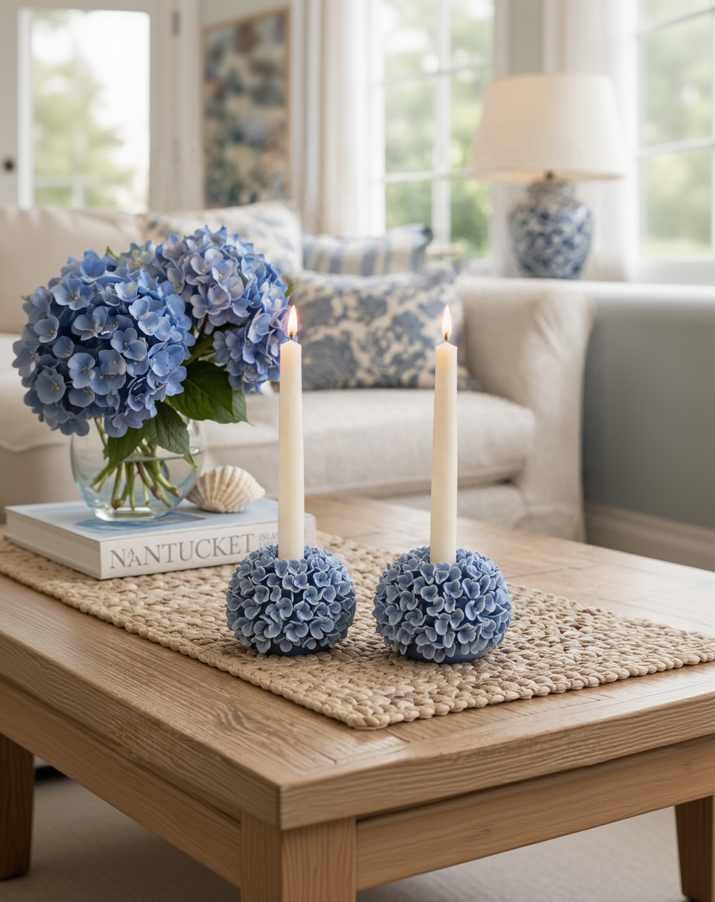 Hydrangea Flower Bud Vase