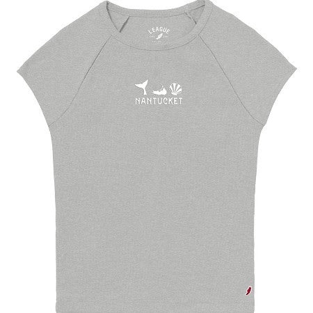 Womens Nantucket Embroidered Icon Tee