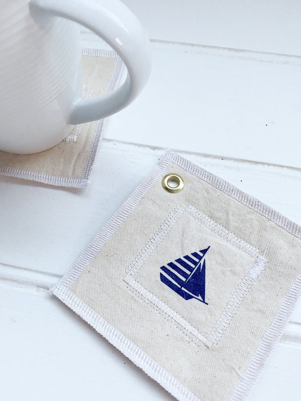 CANVAS COASTER SET