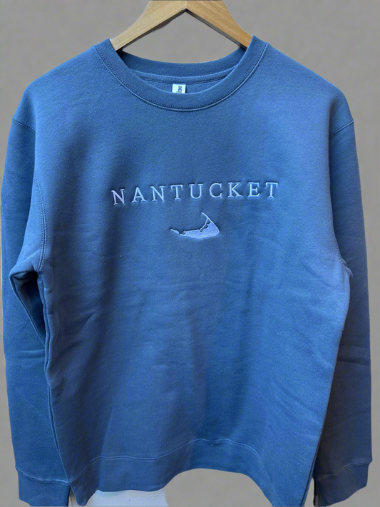 Nantucket Embroidered Crew