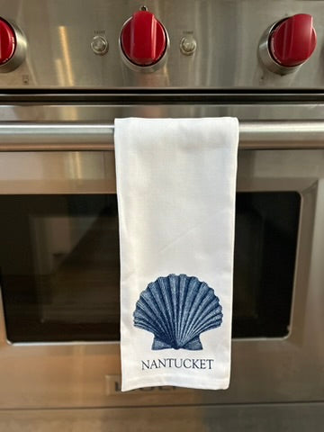 Scallop Tea Towel