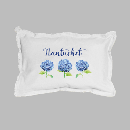 HYDRANGEA LUMBAR PILLOW 18x25