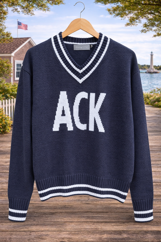 ACK V-neck Knit Sweater