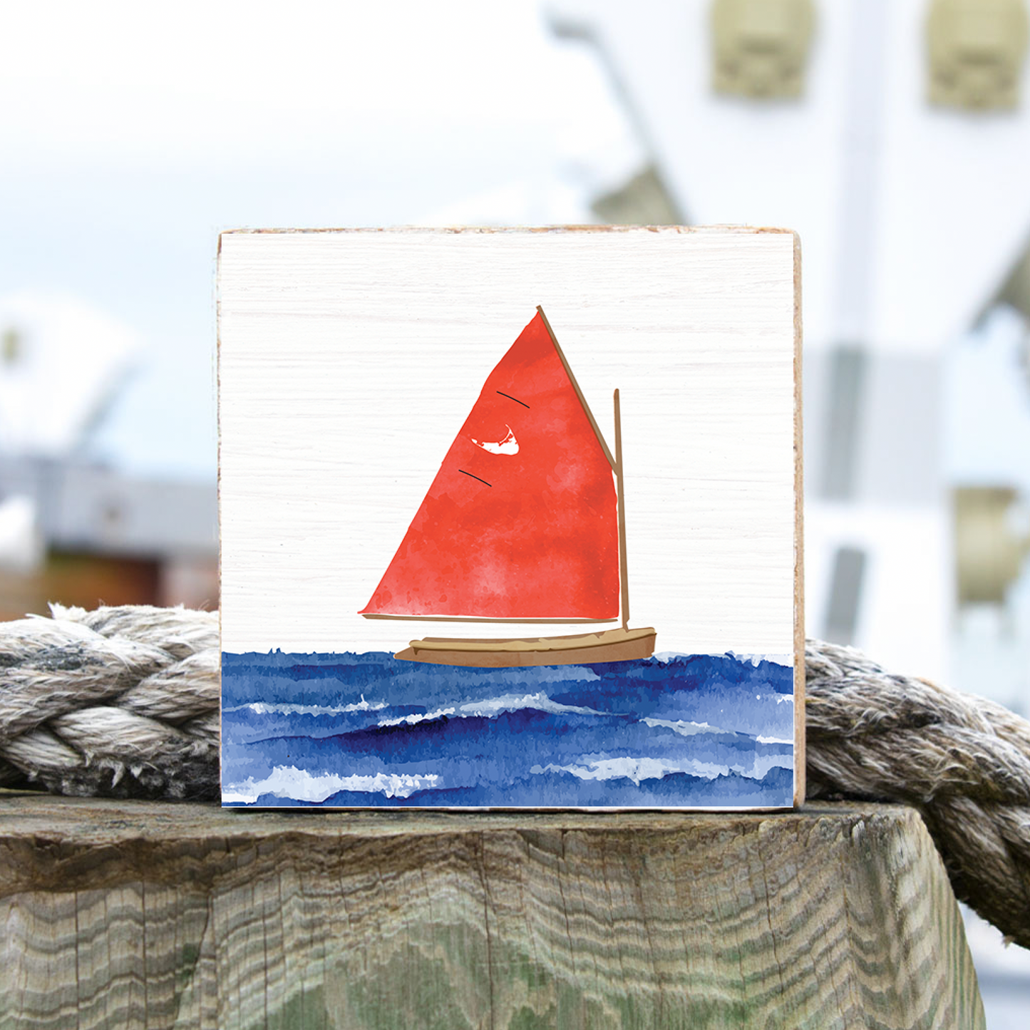 RED CAT BOAT BLOCK