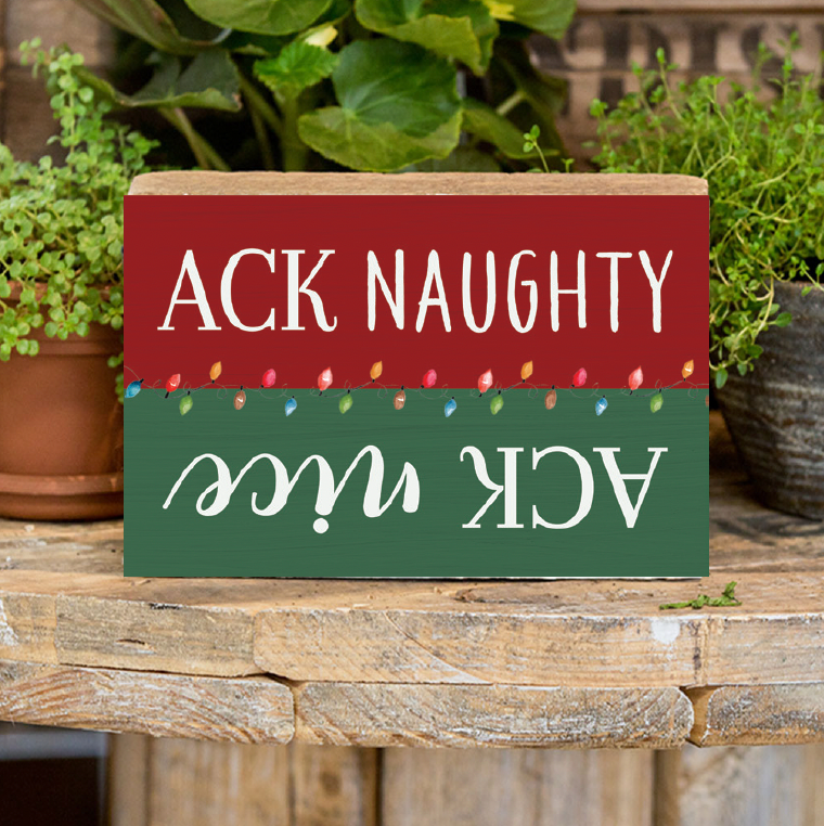 ACK NAUGHTY/NICE BLOCK