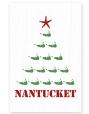 NANTUCKET TREE DECORATIVE WOODEN BLOCK