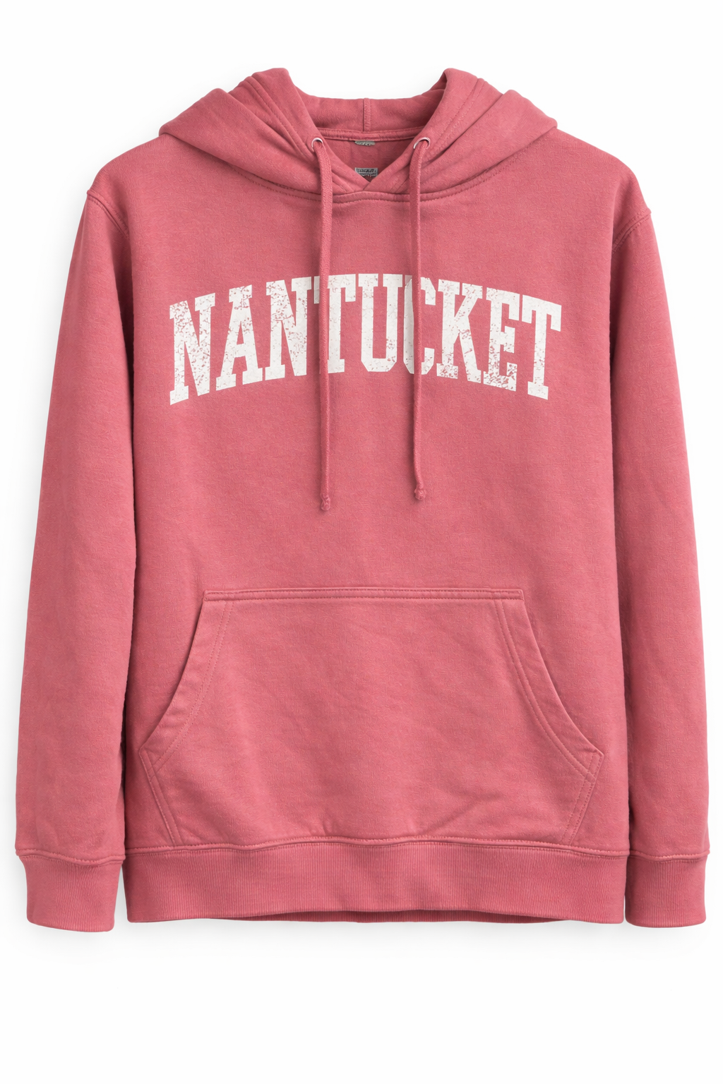 Island Red Hoodie with Nantucket