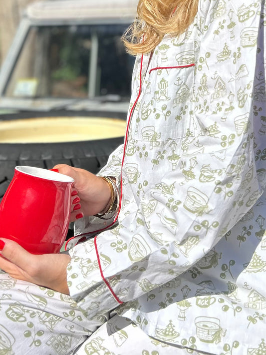 Green Custom Christmas Pajamas