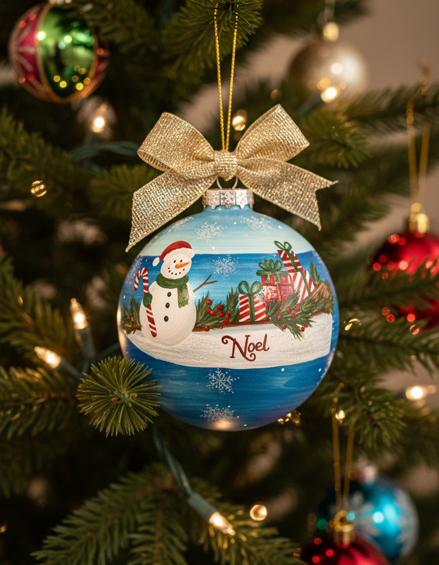 NOEL BOAT ORNAMENT