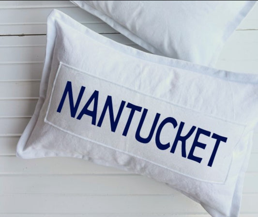 Nantucket Canvas Pillow