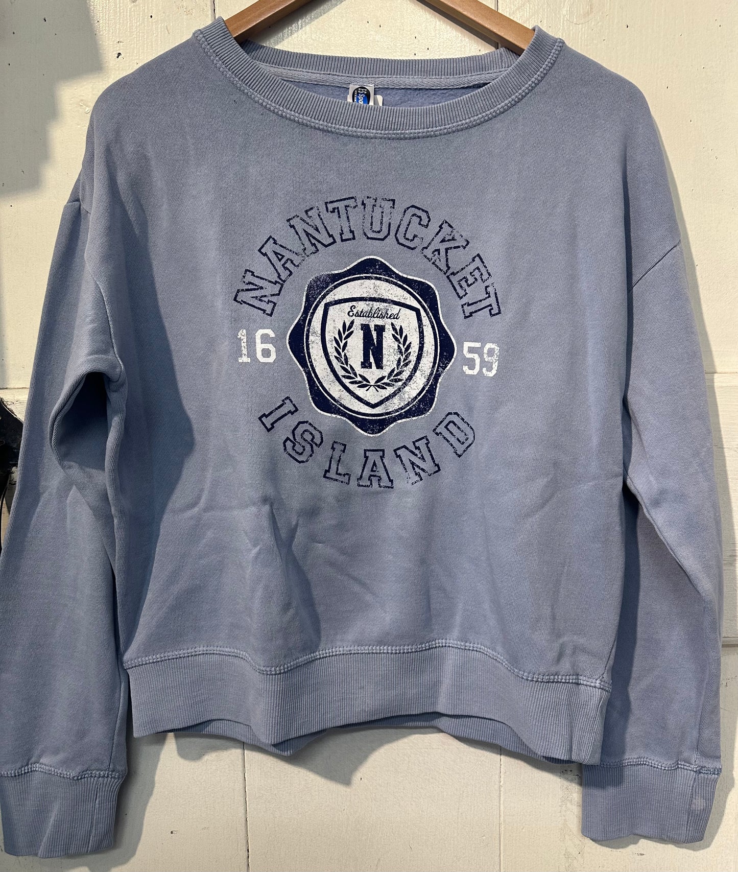 LADIES CROP NANTUCKET CREW