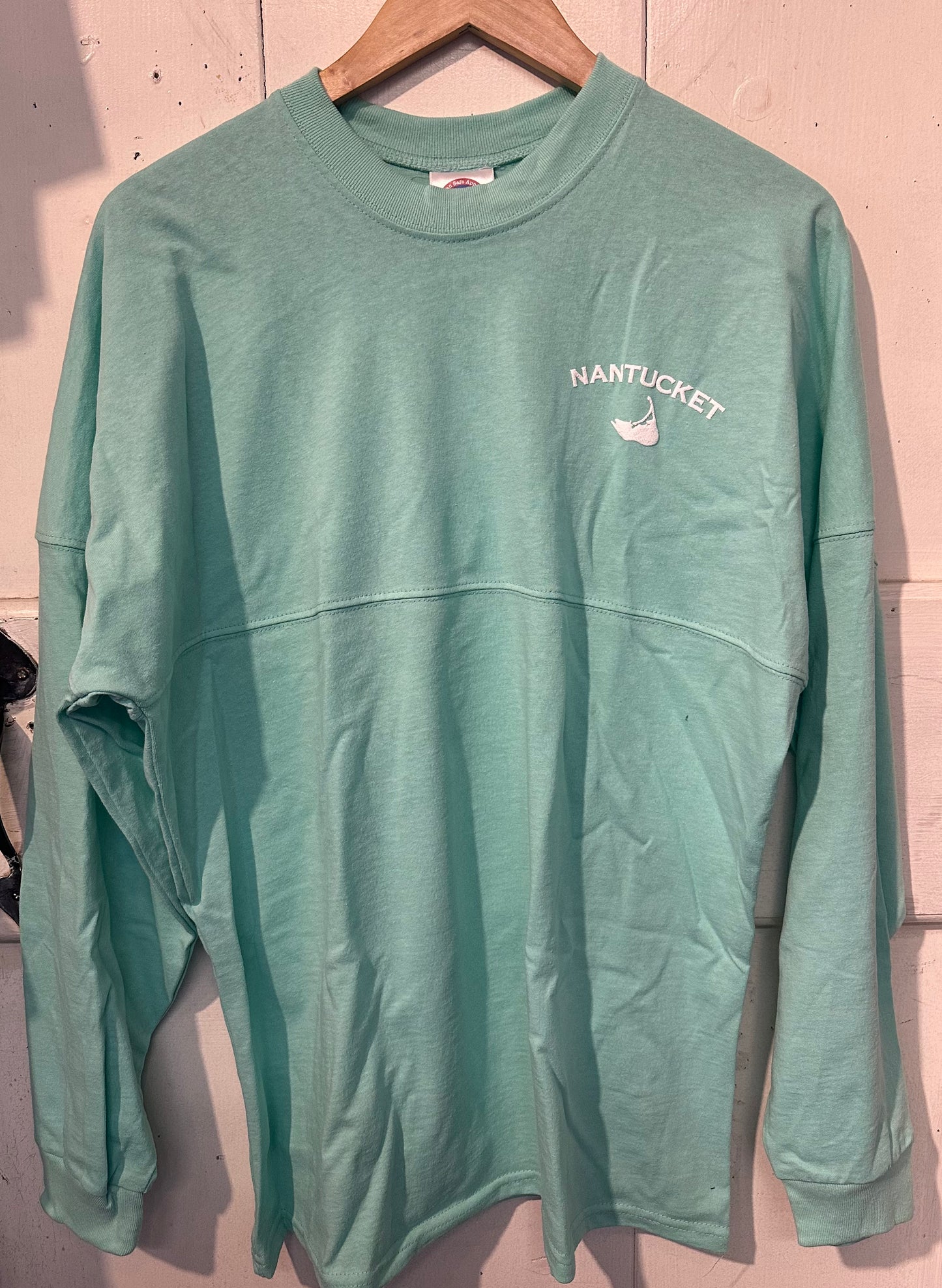 NANTUCKET WITH MAP OVERSIZED TSHIRT