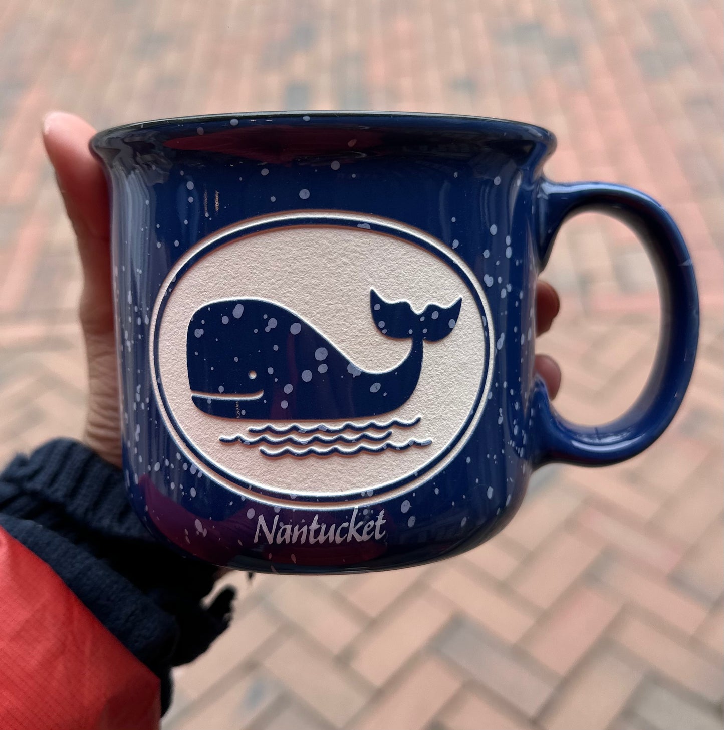 CAMP MUG NANTUCKET WITH WHALE