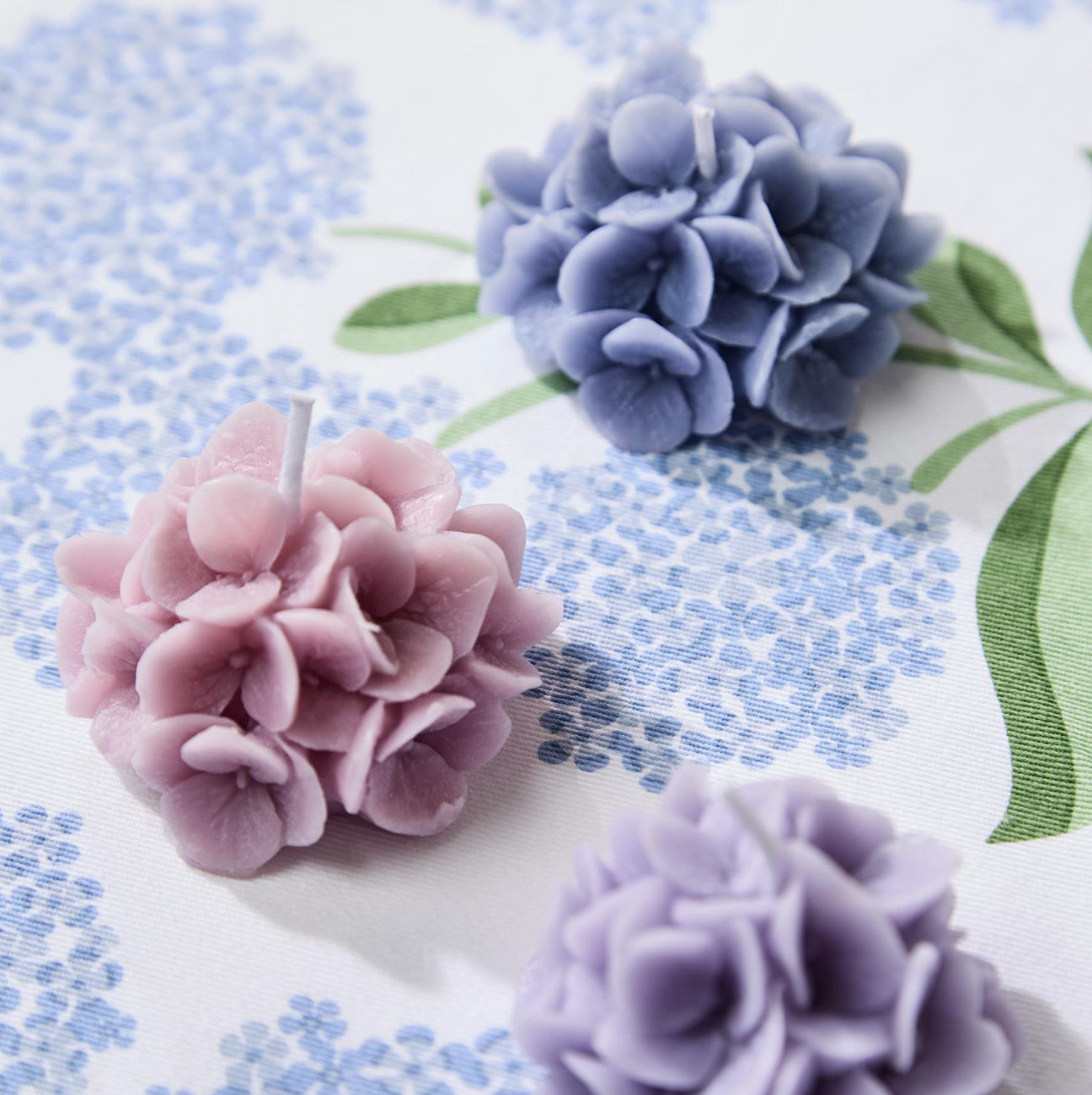 Set of 3 Hydrangea Candles