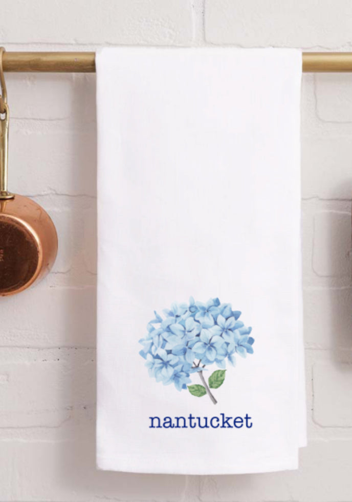 Endless Summer Hydrangea Tea Towel