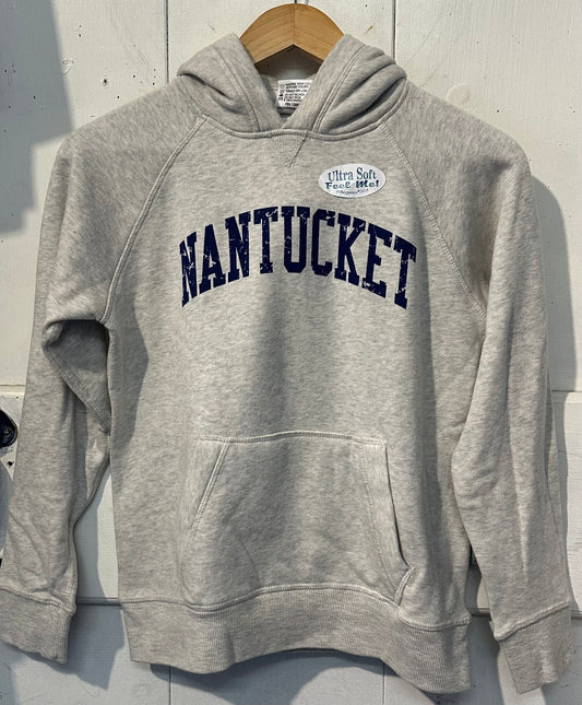 YOUTH BURN HOUT HOODIE WITH NANTUCKET ARCH