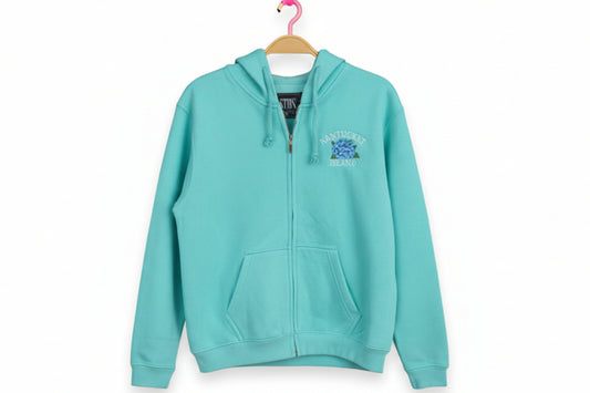 Hydrangea Full Zip Sweatshirt