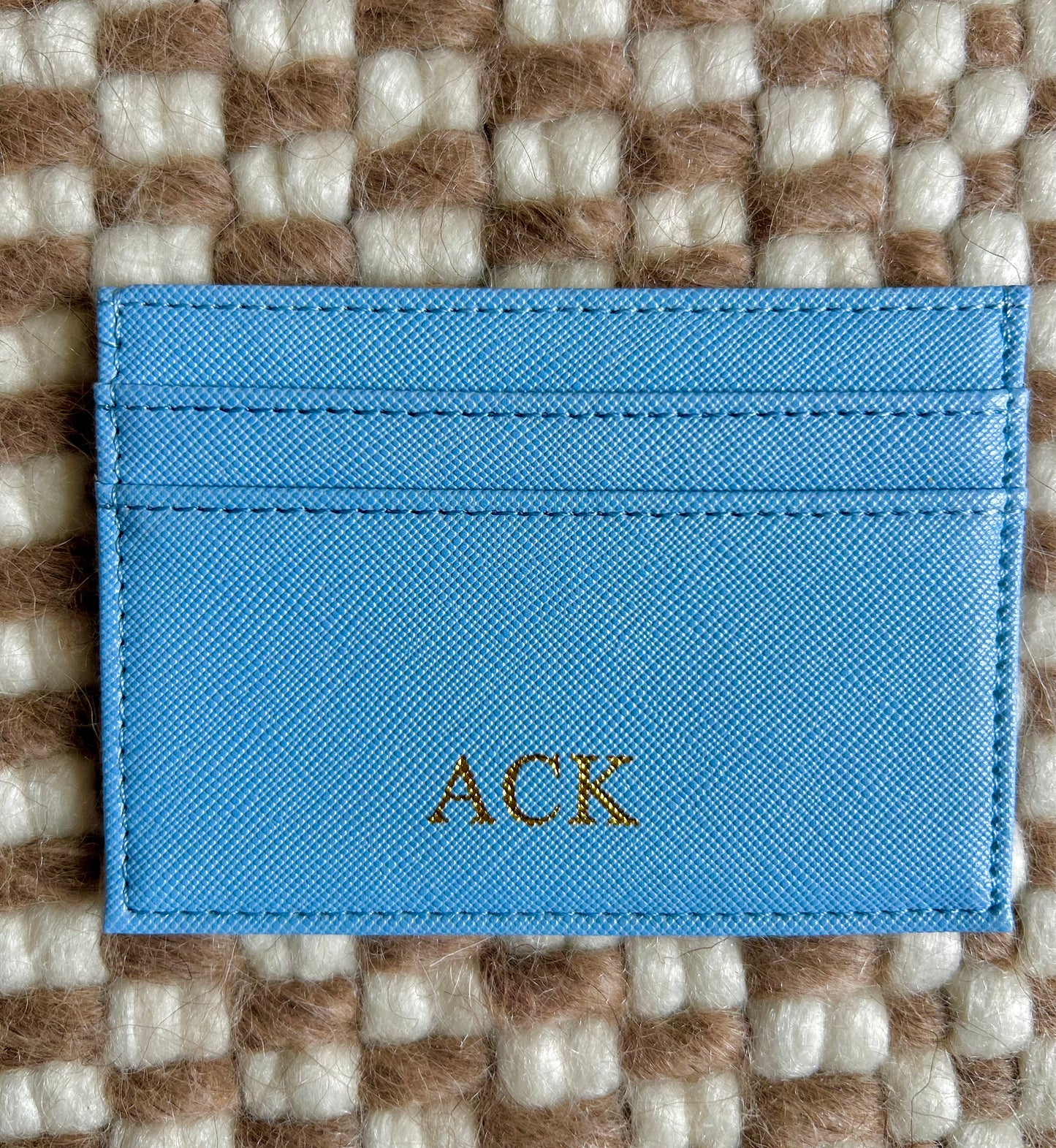 Gold Embossed Card Case