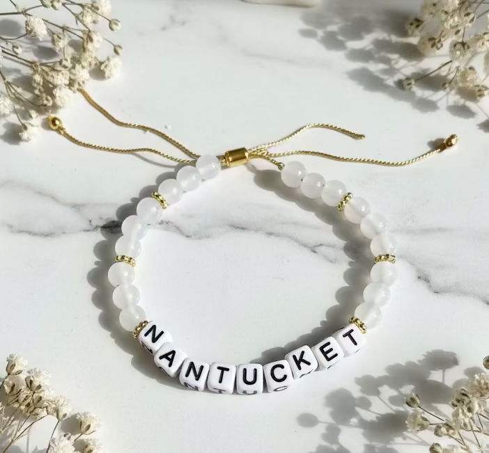 NANTUCKET BEAD BRACELET MOON