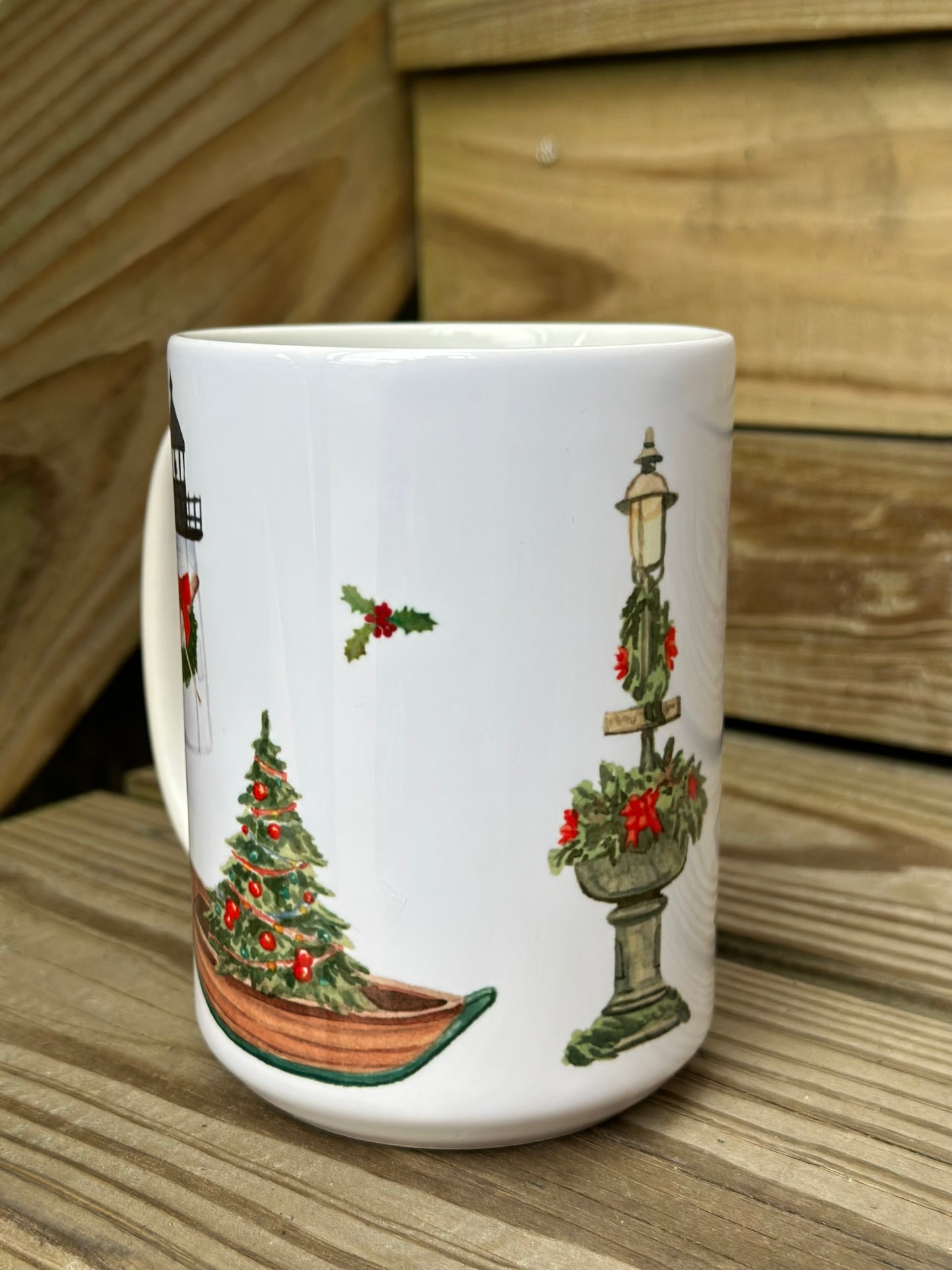 Nantucket Christmas Mug