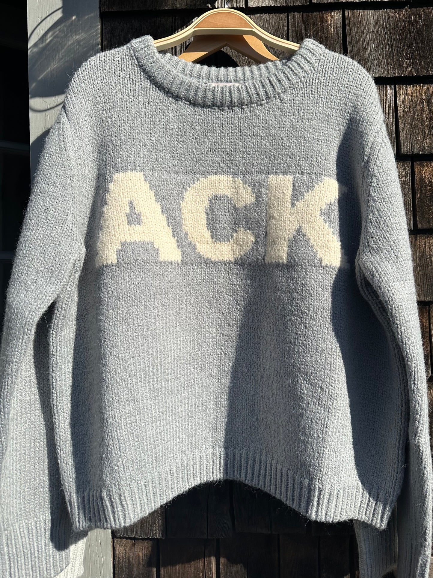 OVERSIZED WOOL CREW ACK