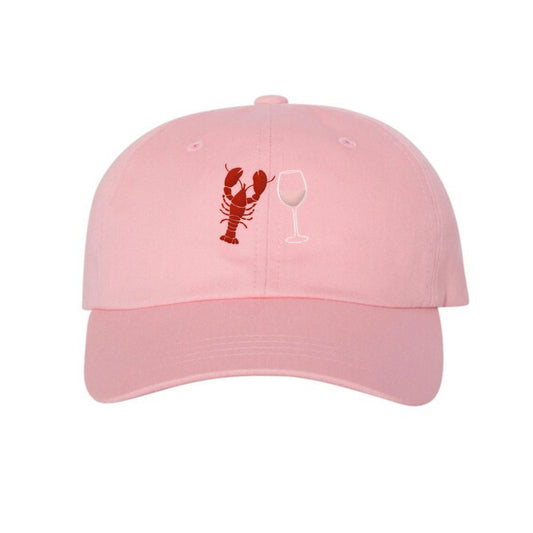 Pink Lobster & Rose  Hat