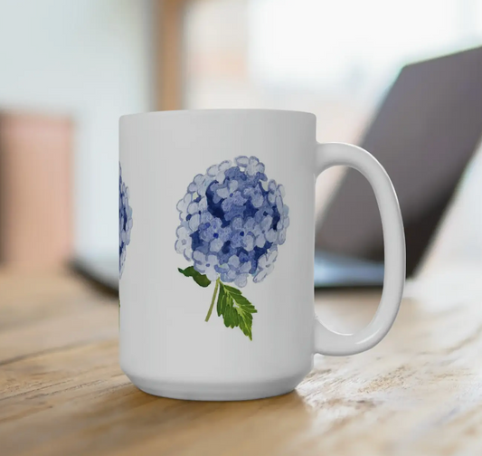 HYDRANGEA CERAMIC MUG