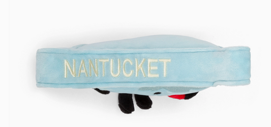 Nantucket map stuffed plush