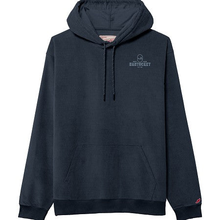 UNISEX NANTUCKET ACK RUST CORDED HOODIE