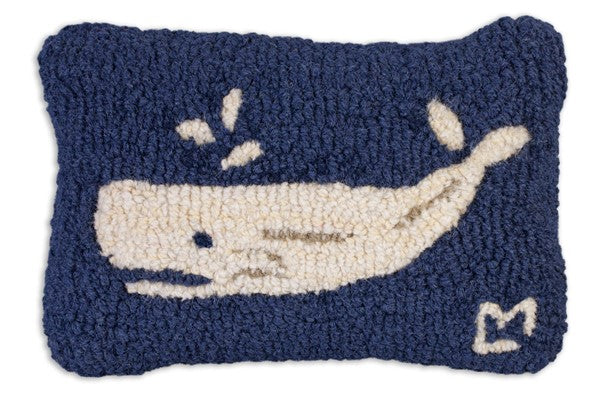 Spouting whale pillow