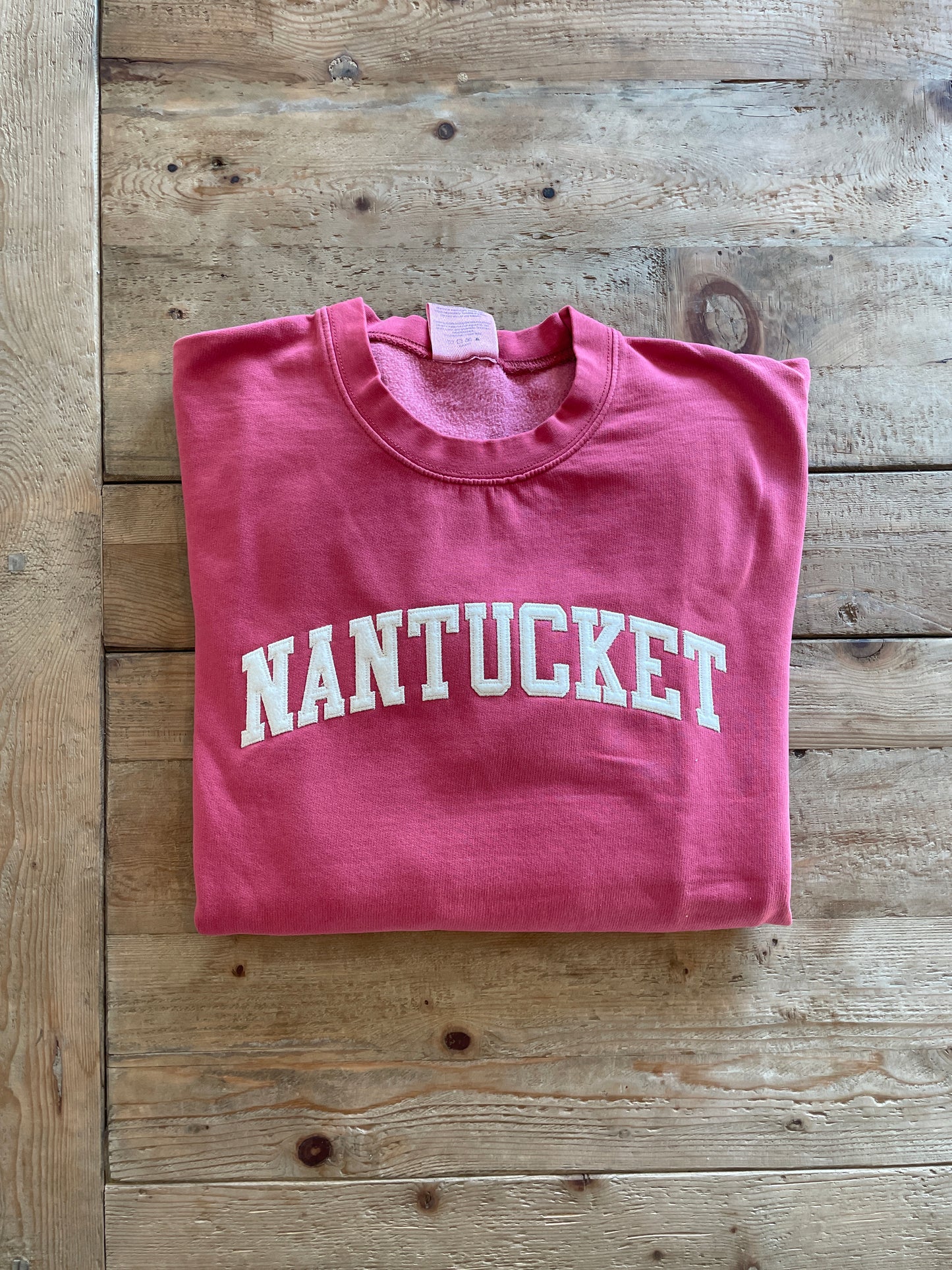 FELT BLOCK SWEATSHIRT
