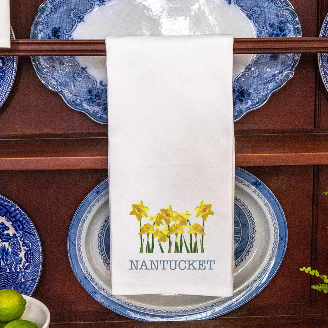 DAFFODIL NANTUCKET TEA TOWEL