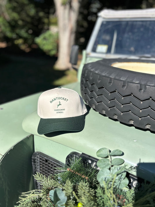 NANTUCKET CHRISTMAS STROLL EMBROIDERED HAT