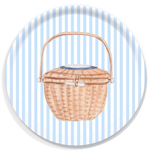 Nantucket Round Basket Tray