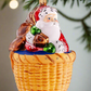 Santa in Nantucket Basket
