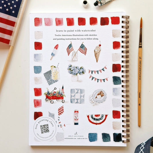 Americana Watercolor Book