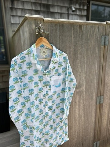 HYDRANGEA SLEEPSHIRT