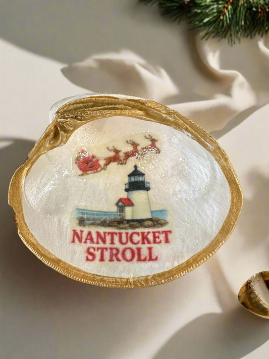 Nantucket Lighthouse Clam Shell
