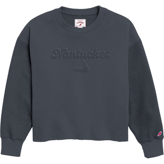 Tonal Oversized Reverse Fleece Nantucket