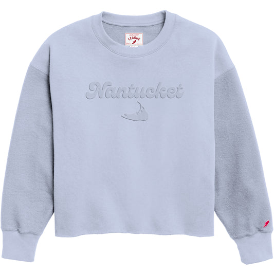 Tonal Oversized Reverse Fleece Nantucket