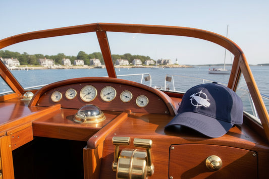 Navy Whale Bergy Hat