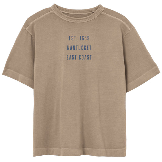 Nantucket East Coast  Heavyweight Tee