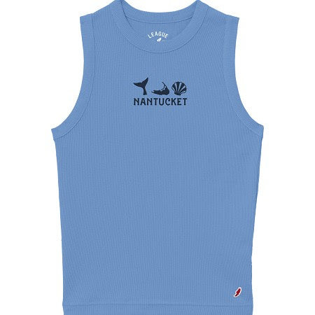 Nantucket Embroidered Icon Tank