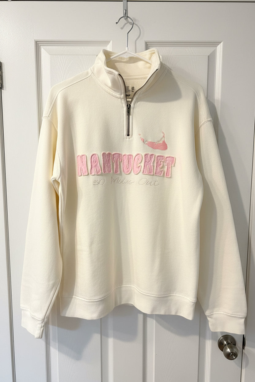 Nantucket 1/4 Zip 30 Miles Out Sweatshirt
